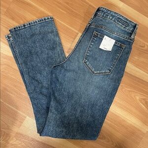 Vigoss Women's Blue Straight Leg Jeans